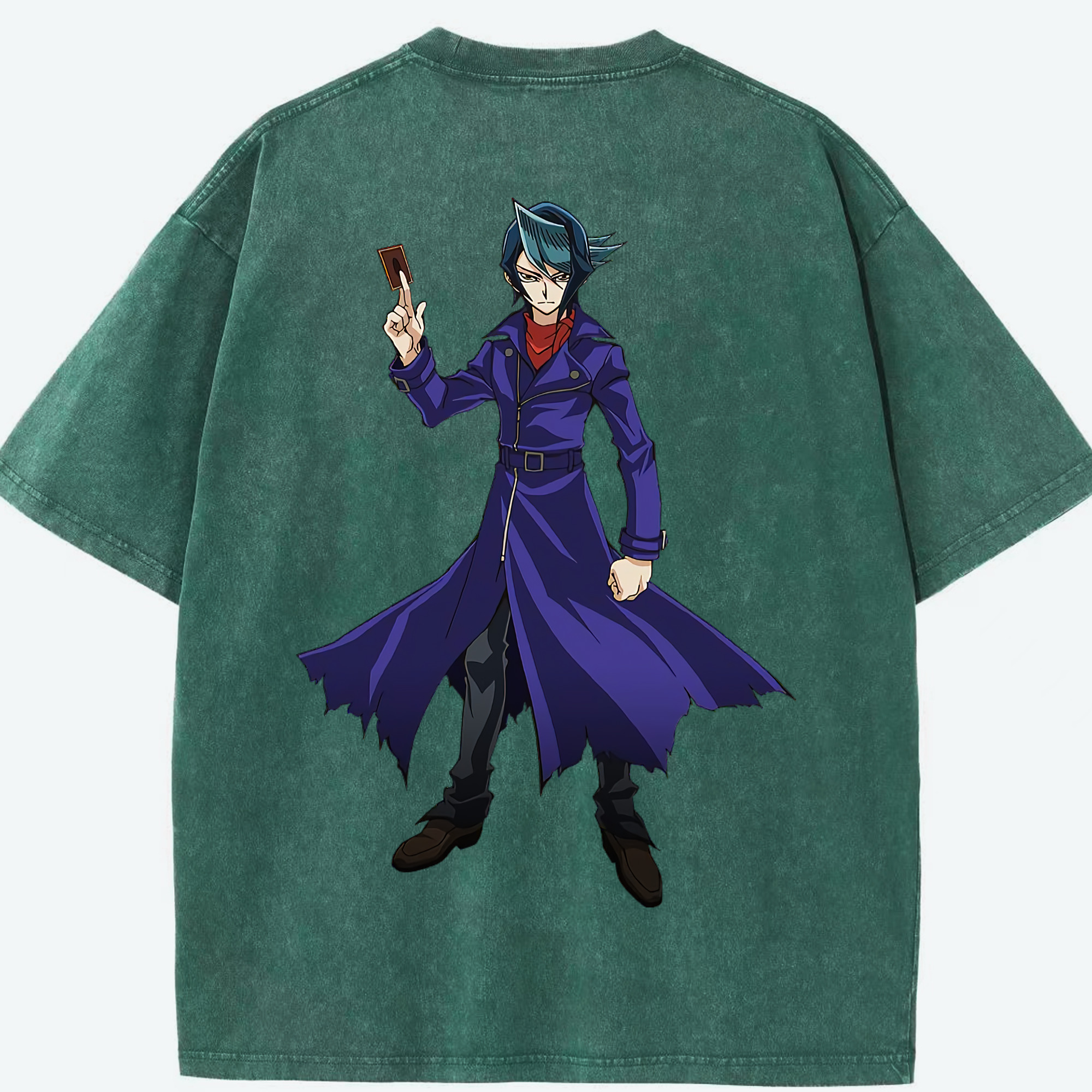 （画像用） 遊☆戯☆王 Yu-Gi-Oh! 綿100% ヴィンテージ風 半袖Tシャツ（背面プリント）